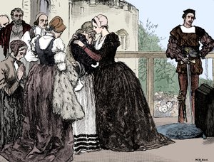 Avrättningen av Anne Boleyn, 1536 av Unbekannt