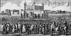 Avrättningen av hertigen av Monmouth, Tower Hill, London, 15 juli 1685 1903 av Unbekannt