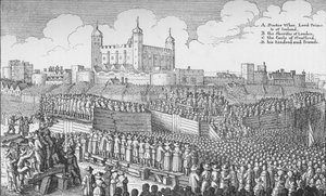 Avrättningen av jarlen av Strafford på Tower Hill, London, 12 maj 1641 1903 av Unbekannt