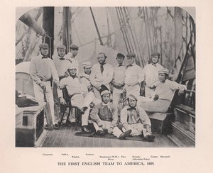 Det första engelska cricketlaget som turnerade i Amerika, 1859 1912 av Unbekannt