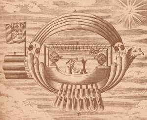Det flygande skeppet, c1709 1919 av Unbekannt