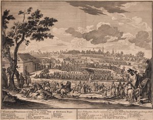 Det fria valet av Augustus II i Wola, utanför Warszawa, 1697, 1700 av Unbekannt