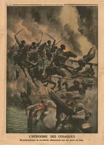Kosackernas heroism, 1915. av Unbekannt