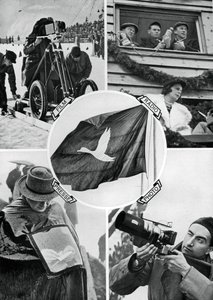 Media i aktion, vinter-OS, Garmisch-Partenkirchen, Tyskland, 1936 av Unbekannt