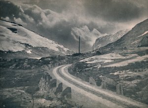 Fjällvägen Grotli - Stryn, 1914. av Unbekannt