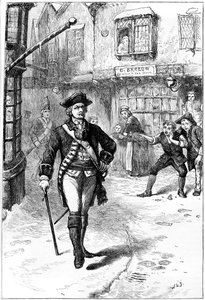 Officeren och barberarpojken, 1700-talet c1880 av Unbekannt