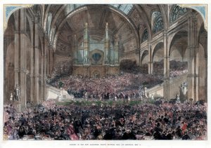 Invigningen av det nya Alexandra Palace, Muswell Hill, 1 maj 1875 av Unbekannt