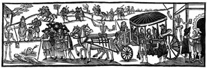 Pesten: flykt till landet, 1630, 1910 av Unbekannt