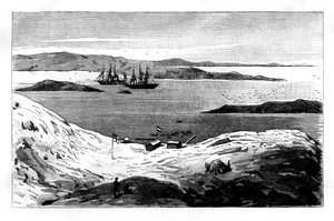 Hamnen i Angra Pequena, Namibia, 1800-talet av Unbekannt