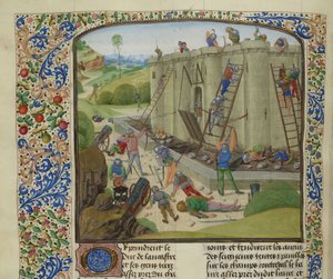 Belägringen av Brest, 1386, ca 1470-1475. av Unbekannt