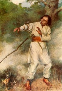 "Ormen flätade sig snabbt runt hans arm", 1917. av Unbekannt