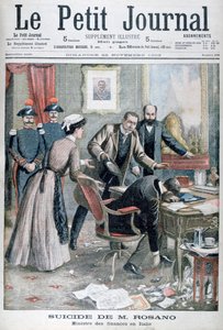 Signor Rosanos självmord, Italiens finansminister, Neapel, 1903 av Unbekannt