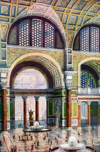 Tepidariumet i Caracalla-badet, Rom, Italien, 1933-1934 av Unbekannt