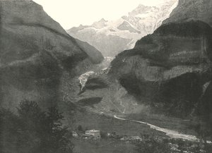 Dalen, Grindenwald, Schweiz, 1895. av Unbekannt