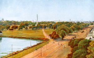 Utsikten från Chowringhee, Calcutta, Indien, tidigt 1900-tal av Unbekannt