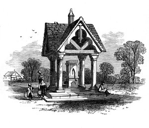 Brunnen på Ockley Green, Surrey, 1800-talet av Unbekannt