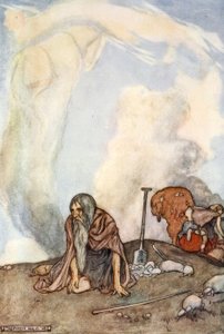 Den vita hästen hade försvunnit ur deras ögon som en dimkrans, c1910 av Unbekannt