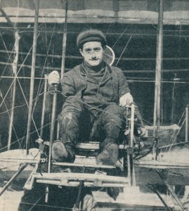 Vinnaren av priset på £10 000 för flygningen från London till Manchester, 1910 c1937 av Unbekannt