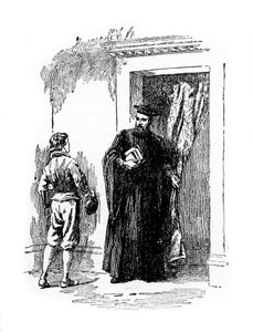 Den unga Galileo och Ostilio Ricci, 1900-talet av Unbekannt