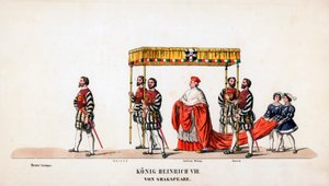 Teaterkostymdesign för Shakespeares pjäs Henry VIII, 1800-talet av Unbekannt
