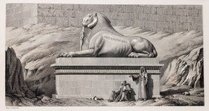 Thebe: Karnak, närbild av Unbekannt