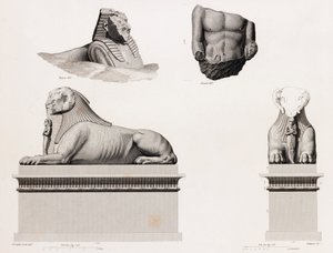 Thebe: Karnak, närbild av Unbekannt