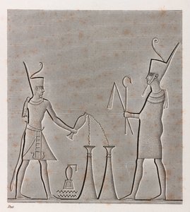Thebe, Karnak, närbild av Unbekannt