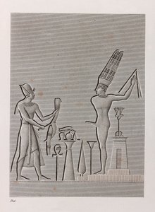 Thebe, Karnak närbild av Unbekannt