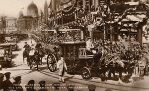 Deras Majestät Silverjubileum 1910-1935. Talarnas tränare i Kungliga processionen av Unbekannt