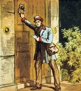 Det är Postmans knackning!, 1867. av Unbekannt