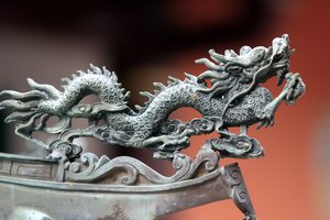 Thian Hock Keng-templet. Drake. Singapore av Unbekannt