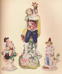 Tre kinesiska figurer från Wallace Elliot Collection, c1775 av Unbekannt