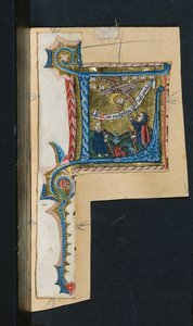 Tre sticklingar från ett missal, ca. 1470-1500. av Unbekannt