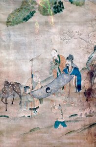 Tre vismän i Tai Chi, kinesiska, 1600- eller 1700-tal av Unbekannt