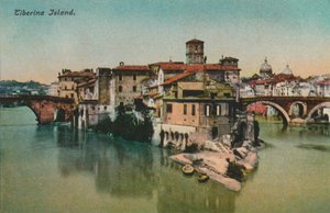 Tiberina Island, c1900. av Unbekannt