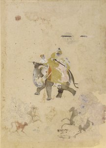 Tigerjakt, 1700-tal. av Unbekannt