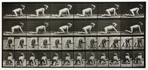 Time-lapse-bilder av ett barn som kryper av Unbekannt