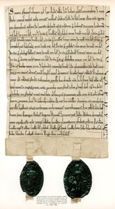Lagfart för fastigheter kring Guildhall, City of London, c1182-1201 1886 av Unbekannt