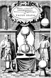 Titelsidan för New Experiments, som de kallar Magdeburgica: The Vacuum Space, Amsterdam, 1672 av Unbekannt
