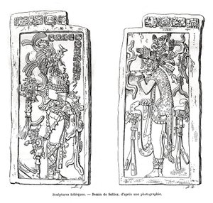 Toltekiska skulpturer, Mexiko, 1800-talet av Unbekannt