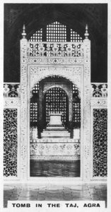Grav i Taj, Agra, Uttar Pradesh, Indien, c1925. av Unbekannt