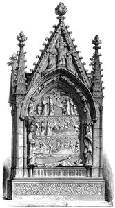 Dagobert I:s grav 603-689, Merovinger kung, Basilisque Saint-Denis, 1849 av Unbekannt
