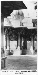 Maharajaernas grav, Jaipur, Rajasthan, Indien, c1925 av Unbekannt