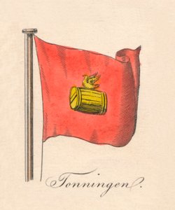 Tonningen, 1838 av Unbekannt