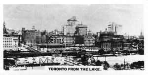 Toronto från sjön, Kanada, c1920-talet av Unbekannt