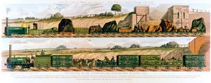 Reser på Liverpool och Manchester Railway, 1831 av Unbekannt