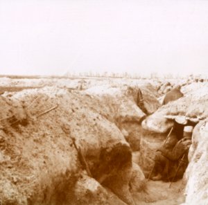 Skyttegravar, Champagne, norra Frankrike, c1914-c1918 av Unbekannt