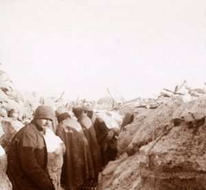 Skyttegravar, Tahure, norra Frankrike, c1914-c1918 av Unbekannt