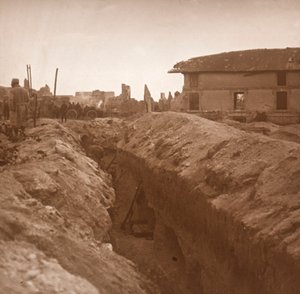 Skyttegravar, c1914-c1918 av Unbekannt