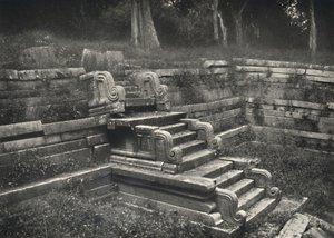 Trappor i en baddamm i tegel, Anuradhapura, 1926 av Unbekannt